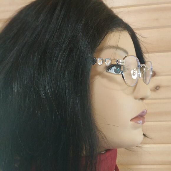 Oval Rhinestone Glasses - Picture 2 of 9